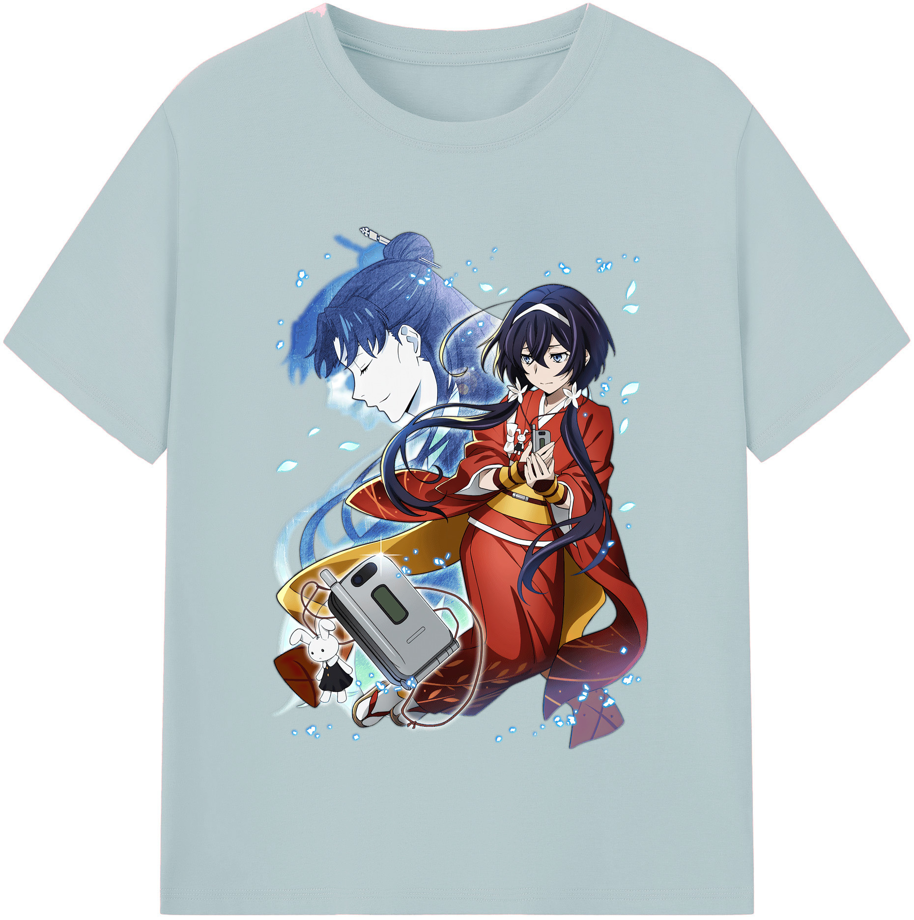 （画像用） 文豪ストレイドッグス Bungo Stray Dogs 綿100％半袖Tシャツ（フロントプリント）